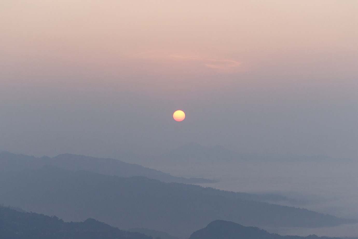 尼泊爾波卡拉-魚尾峰日出 Fish Tail Sunrise